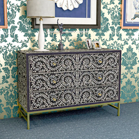 Vine Pearl Chest of Drawers