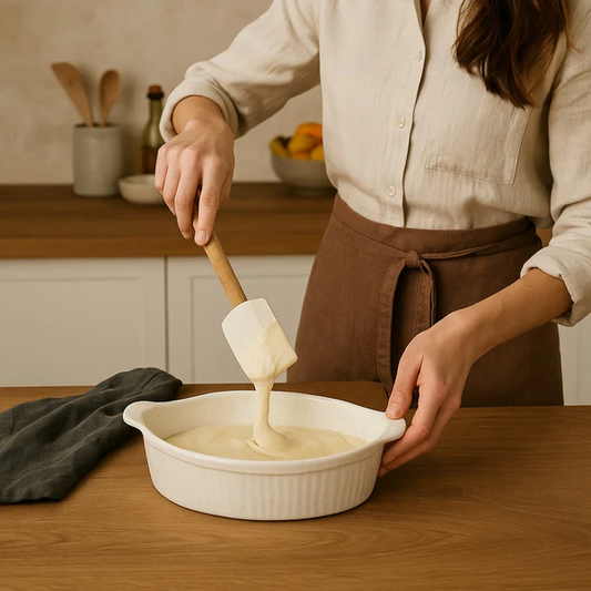 Stoneware Round Baking Dish