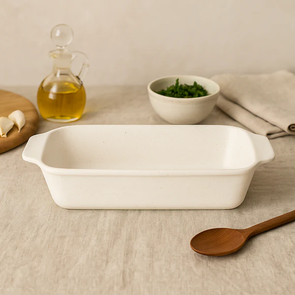 Stoneware Rectangular Baking Dish