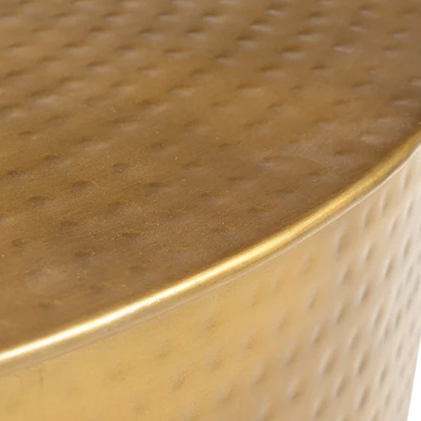 Gold Hammered Coffee Table