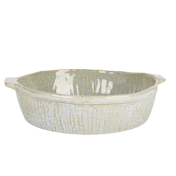 Stoneware Round Baking Dish