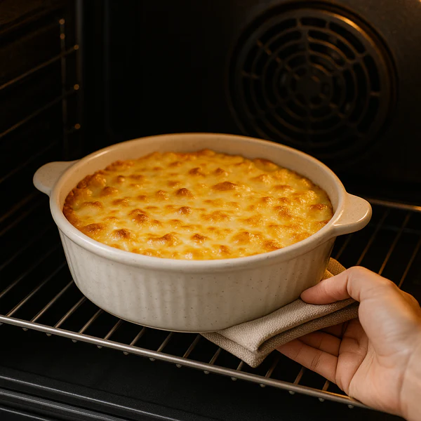 Stoneware Round Baking Dish