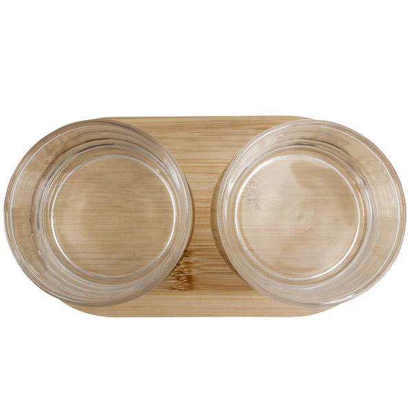Glass Bowls With Tray - 3 Piece Set