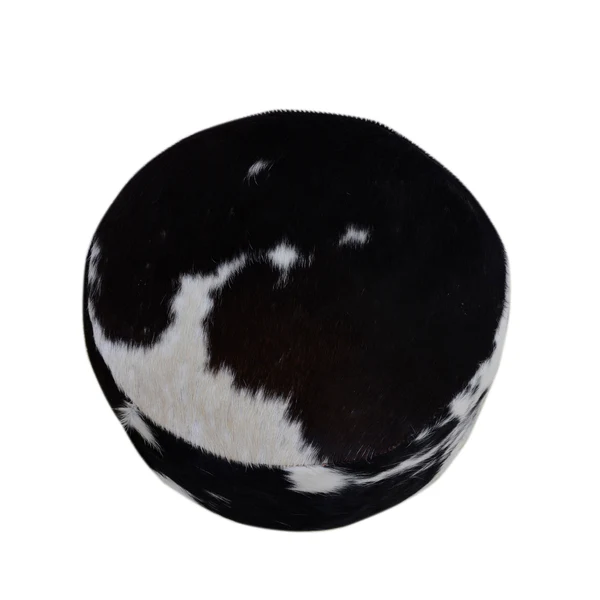 Cowhide Industrial Bar Stool
