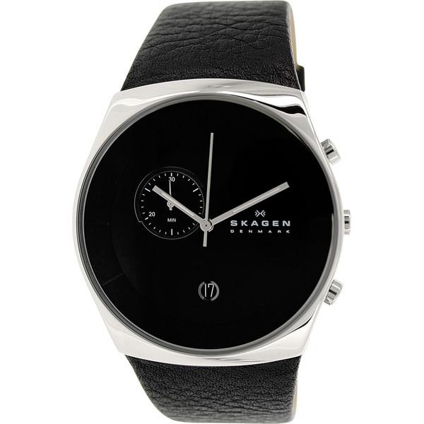 Skagen Men's Havene Chronograph Leather Watch